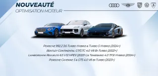 Audi, Porsche, Lamborghini, Bentley : de nouveaux modèles reprogrammables